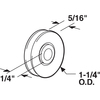 Prime-Line Stainless Ball Bearing Roller, 1-1/4 in. Diameter (2-pack) D 1693